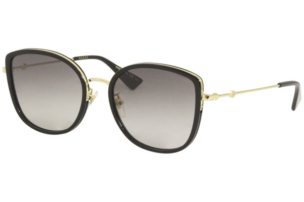 Gucci 0307 Foldable Aviator Sunglasses in Metallic