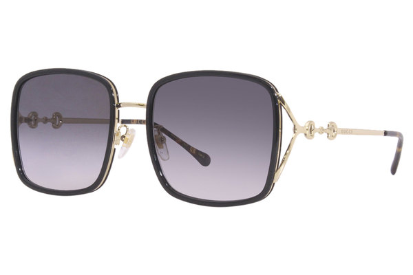  Gucci GG1016SK Sunglasses Women's Square Shape 