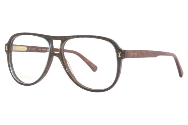 Gucci GG1044O Eyeglasses Frame Men's Full Rim Pilot