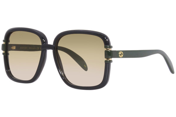  Gucci GG1066S Sunglasses Women's Square Shape 