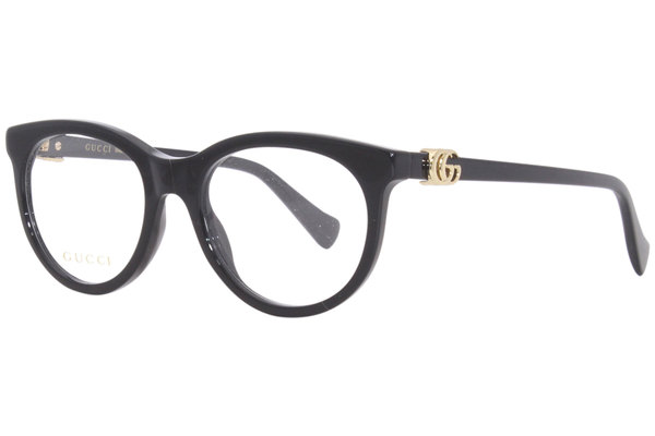  Gucci GG1074O Eyeglasses Women's Full Rim Cat Eye 