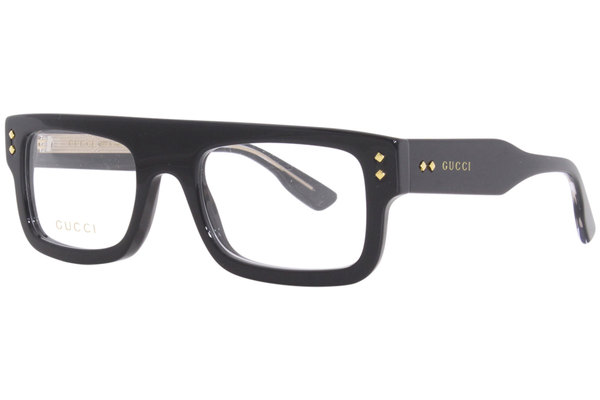  Gucci GG1085O Eyeglasses Men's Full Rim Rectangle Shape 