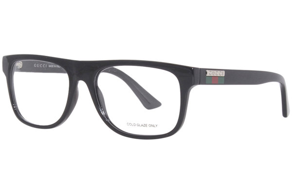  Gucci GG1117O Eyeglasses Men's Full Rim Rectangle Shape 