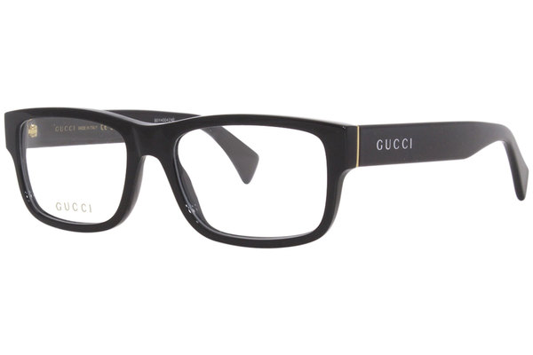  Gucci GG1141O Eyeglasses Men's Full Rim Rectangle Shape 