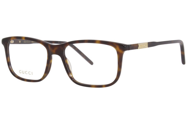  Gucci GG1159O Eyeglasses Men's Full Rim Rectangle Shape 