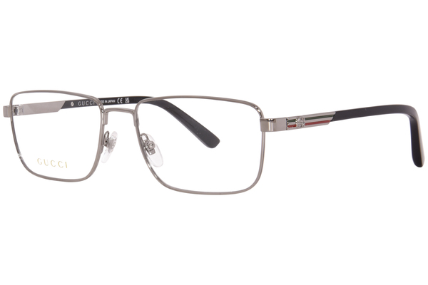 Gucci GG1291O Eyeglasses Men's Full Rim Rectangle Shape