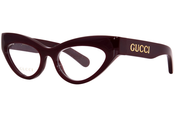  Gucci GG1295O Eyeglasses Women's Full Rim Cat Eye 