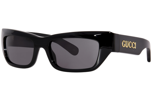  Gucci GG1296S Sunglasses Men's Rectangle Shape 