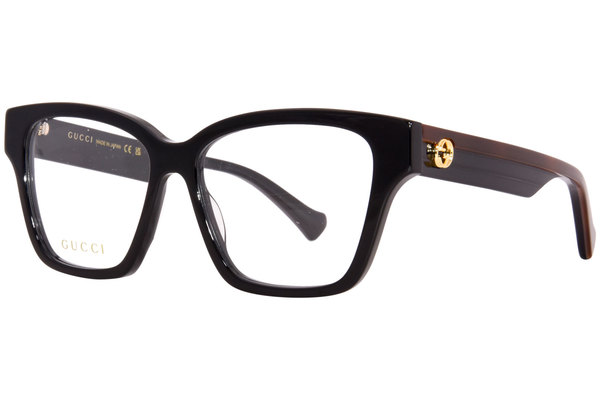  Gucci GG1302O Eyeglasses Women's Full Rim Cat Eye 