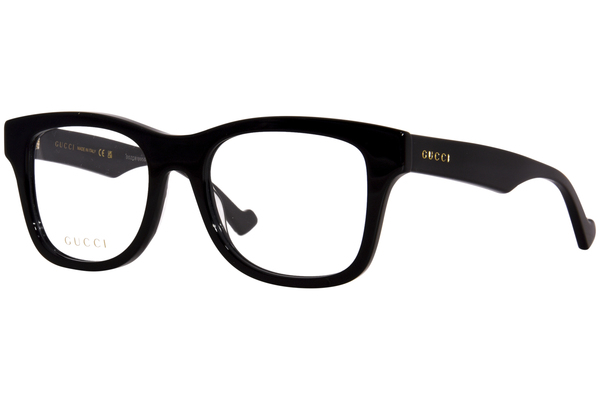 Gucci GG1332O 004 Eyeglasses Men's Black Full Rim Square Shape 54-19 ...