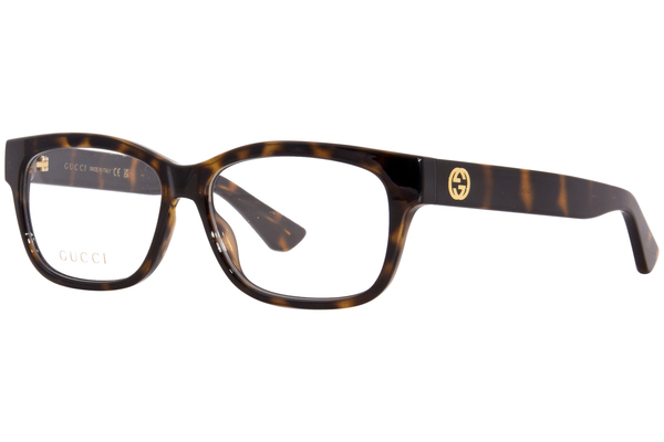 Gucci GG1341O Eyeglasses Women's Full Rim Rectangle Shape