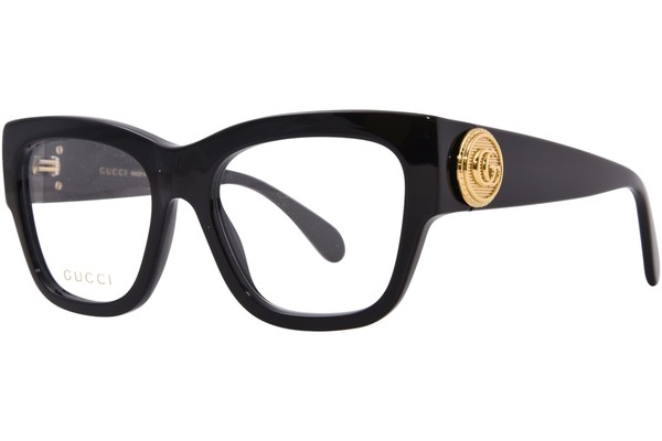  Gucci GG1410O Eyeglasses Women's Full Rim Square Shape 