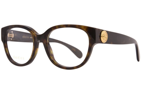 Gucci GG1411O Eyeglasses Women's Full Rim Square Shape