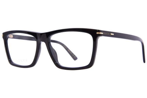  Gucci GG1445O Eyeglasses Men's Full Rim Rectangle Shape 