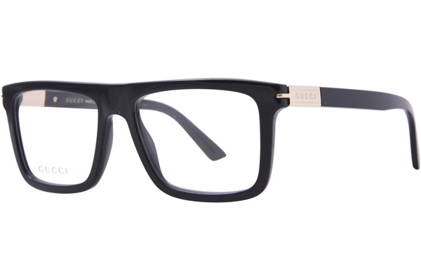  Gucci GG1504O Eyeglasses Men's Full Rim Rectangle Shape 