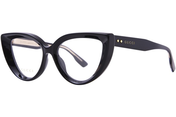  Gucci GG1530O Eyeglasses Women's Full Rim Cat Eye 