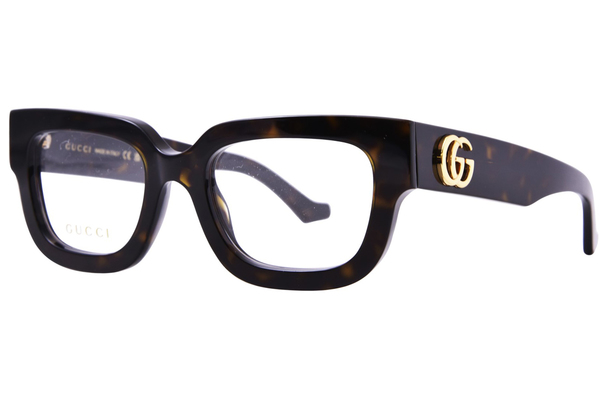 Gucci GG1548O Eyeglasses Women's Full Rim Rectangle Shape