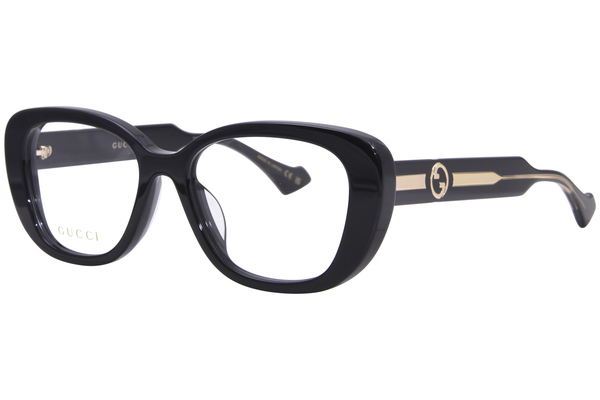  Gucci GG1559OK Eyeglasses Women's Full Rim Cat Eye 