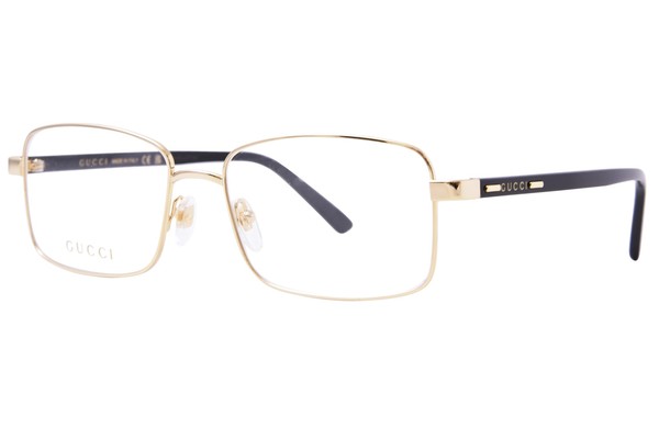  Gucci GG1586O Eyeglasses Men's Full Rim Rectangle Shape 