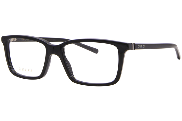  Gucci GG1672O Eyeglasses Men's Full Rim Rectangle Shape 