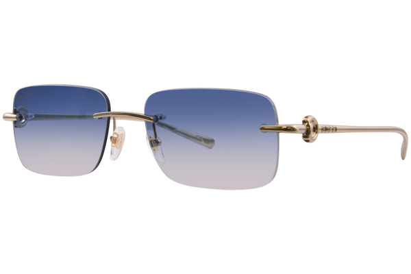  Gucci GG1703S Sunglasses Rimless Rectangle Shape 