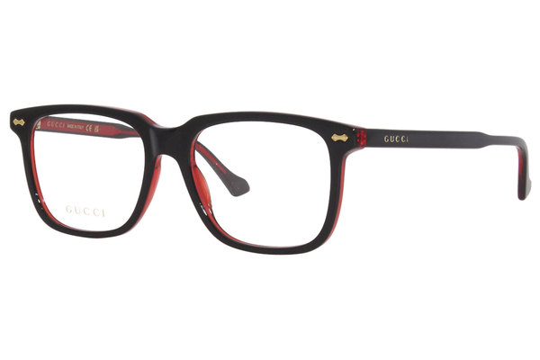  Gucci GG0737O Eyeglasses Men's Full Rim Rectangle Shape 