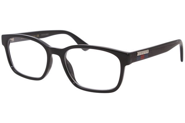  Gucci Gucci-Logo GG0749O Eyeglasses Men's Full Rim Rectangular Optical Frame 