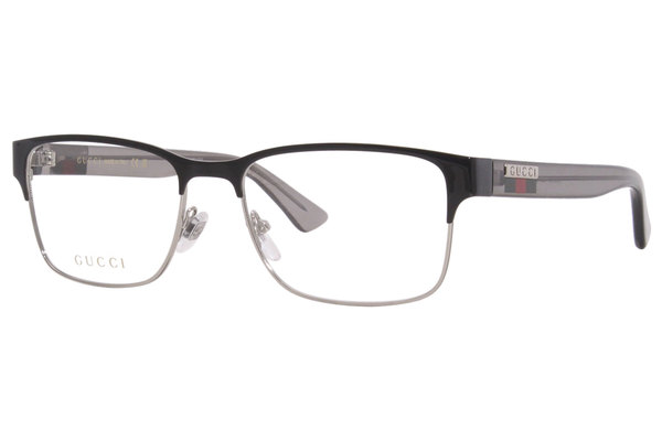  Gucci GG0750O Eyeglasses Men's Full Rim Rectangular Shape 