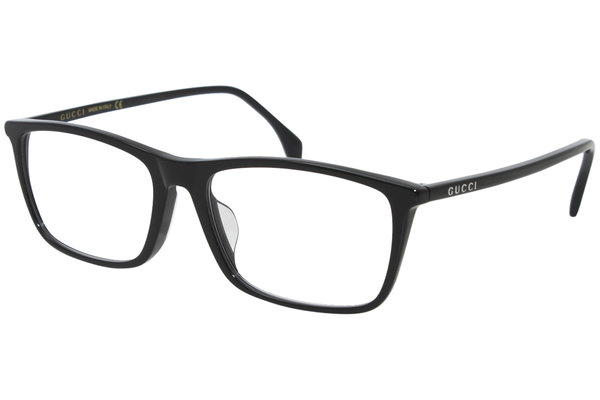  Gucci Gucci-Logo GG0758OA Eyeglasses Men's Full Rim Rectangular Optical Frame 