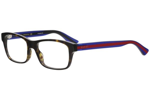  Gucci GG0006O Eyeglasses Frame Full Rim Rectangular Shape 