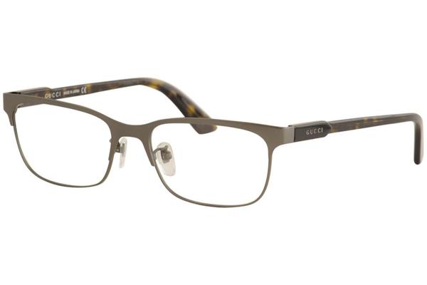 Gucci Men's Eyeglasses Titanium GG0494OJ GG/0494/OJ Full Rim Optical Frame