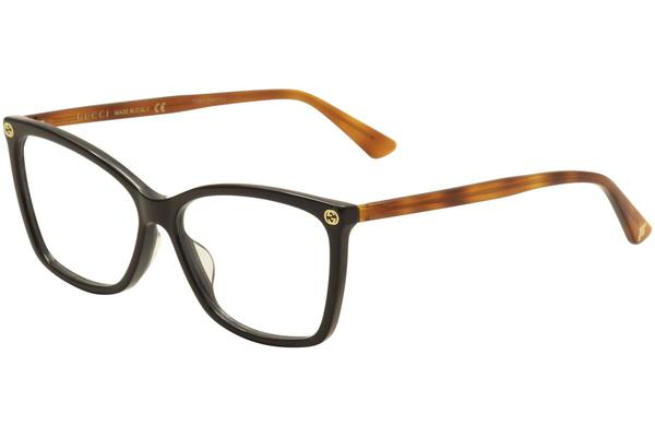  Gucci Women's Eyeglasses GG0025O Full Rim Optical Frame 