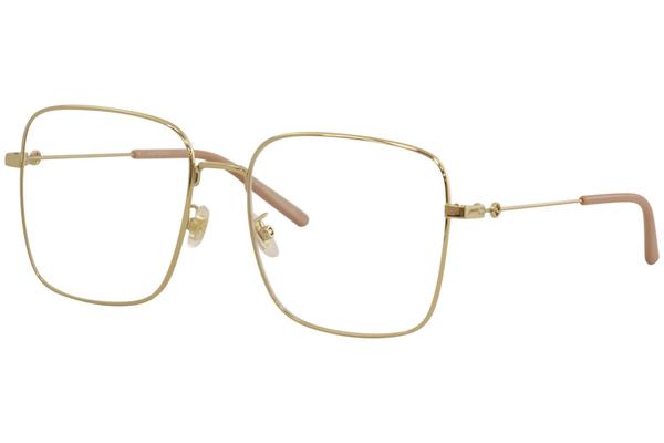  Gucci Women's Eyeglasses Gucci-Logo GG0445O GG/0445/O Full Rim Optical Frame 