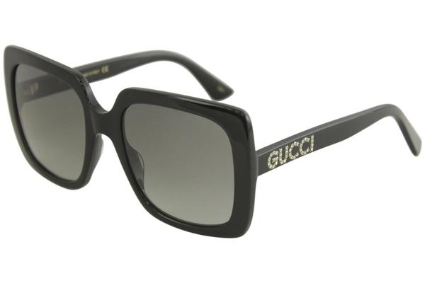  Gucci Women's GG0418S GG/0418/S Fashion Square Sunglasses 