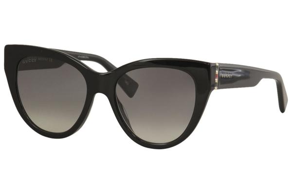  Gucci Women's Web GG0460S Fashion Cat Eye Sunglasses 