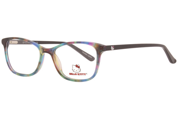 Hello Kitty HK-341 Eyeglasses Women's Full Rim Rectangular Optical Frame