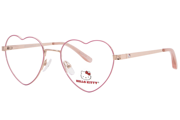 Hello Kitty HK378 Eyeglasses Youth Kids Girl's Full Rim