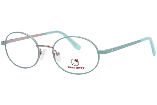 Hello Kitty HK385 Eyeglasses Youth Kids Girl's Full Rim Oval Shape