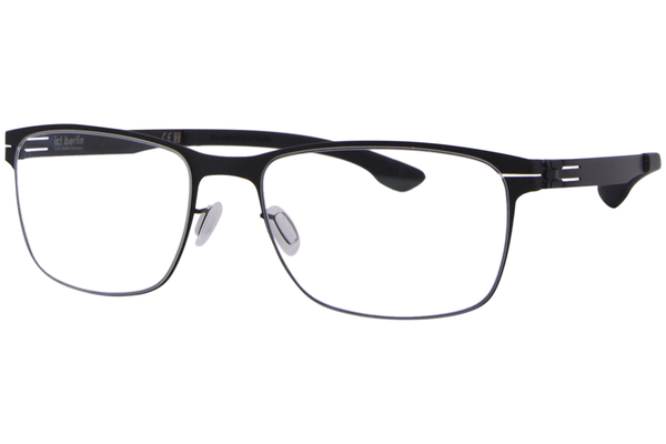  Ic! Berlin Dennis-N Eyeglasses Men's Full Rim Rectangle Shape 