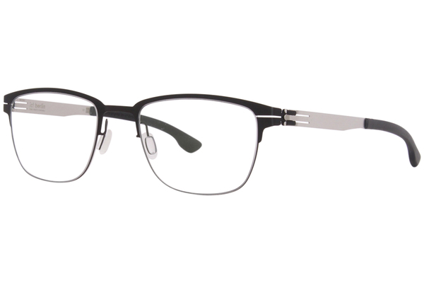 Ic! Berlin The-Lone-Wolf Eyeglasses Men's Full Rim Rectangle Shape