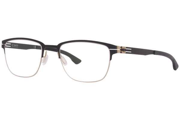 Ic! Berlin The-Lone-Wolf Eyeglasses Men's Full Rim Rectangle Shape