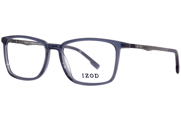  Izod 2100 Eyeglasses Men's Full Rim Rectangle Shape 