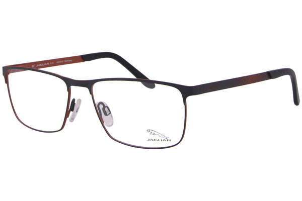 Jaguar 33598 Eyeglasses Men's Full Rim Rectangle Shape