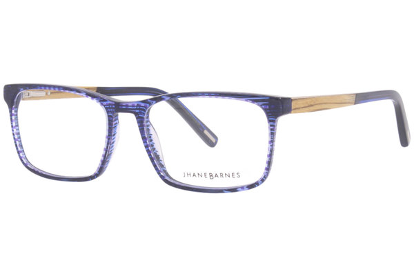  Jhane Barnes Parsec Eyeglasses Men's Full Rim Rectangle Shape 