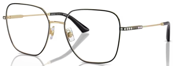  Jimmy Choo JC2001B Eyeglasses Women's Full Rim Square Shape 