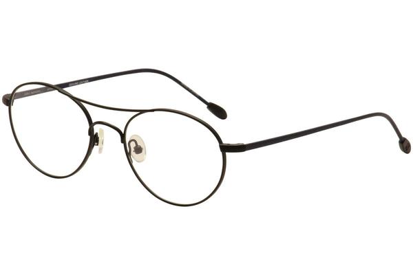 John Varvatos Men's Eyeglasses V158 V/158 Stainless Steel Full Rim Optical Frame