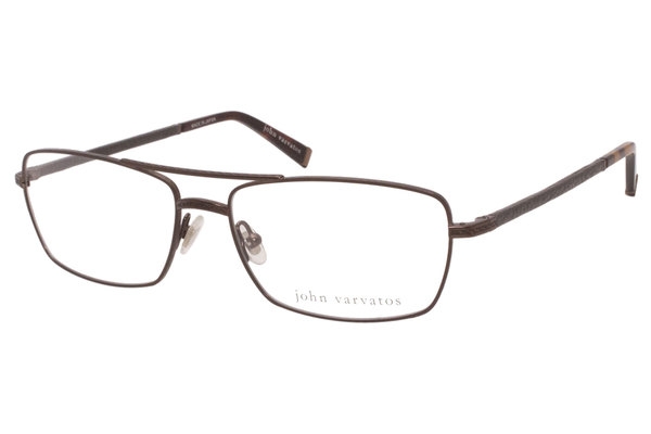  John Varvatos V148 Eyeglasses Men's Full Rim Rectangular Optical Frame 