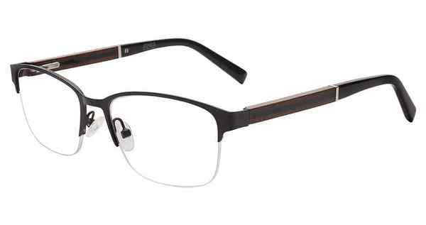  Jones New York VJOM375 Eyeglasses Men's Semi Rim Rectangle Shape 