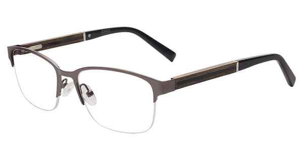 Jones New York VJOM375 Eyeglasses Men's Semi Rim Rectangle Shape