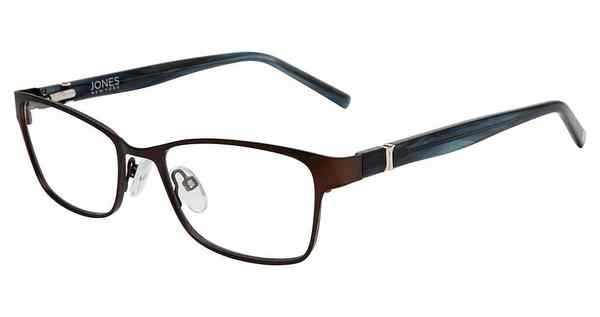 Jones New York VJOP155 Eyeglasses Women's Petite Full Rim Rectangle Shape